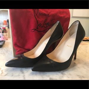 Louboutin CLASSIC! Black heals size 38